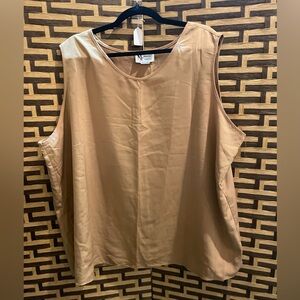 VINTAGE MAGGIE SWEET brown tank womens 3x